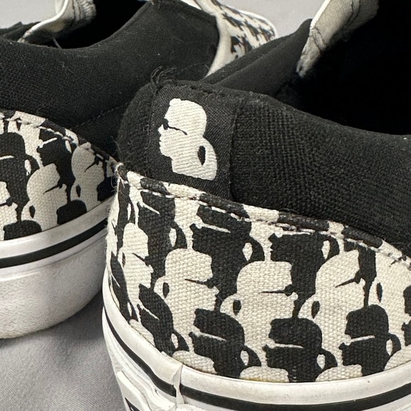 Karl Lagerfeld Vans Slip On Sample Shoes Mens Size 7 2017 Black White K-Pattern main image 9